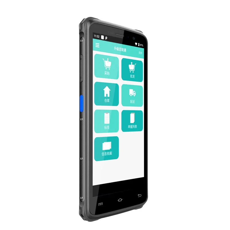 Android 9 0 прочный КПК смартфон промышленный 2 ГГц Ручной 1D 2D сканер штрих-кода инвентарь мобильный терминал