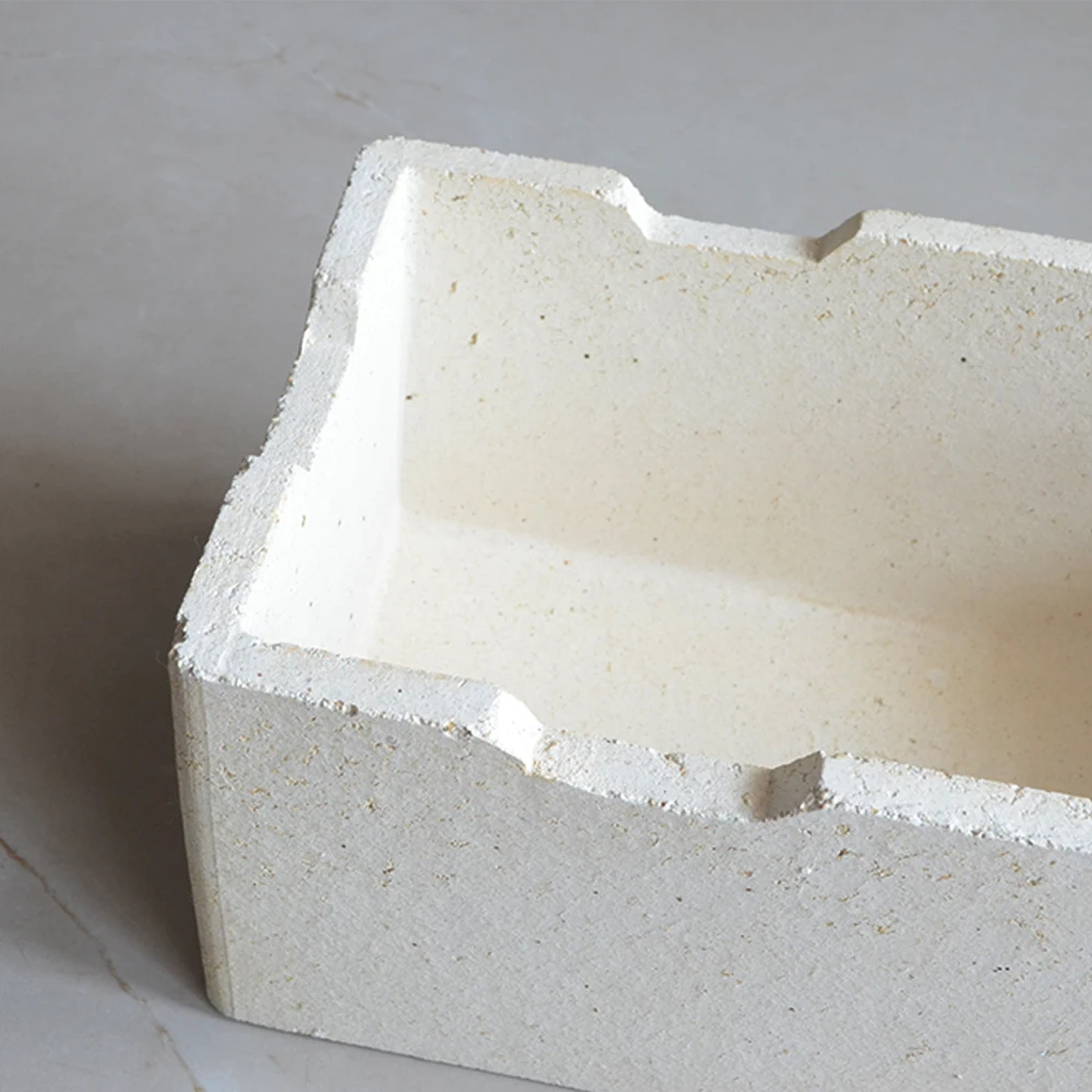 New type cordierite mixed mullite crucible sagger tray