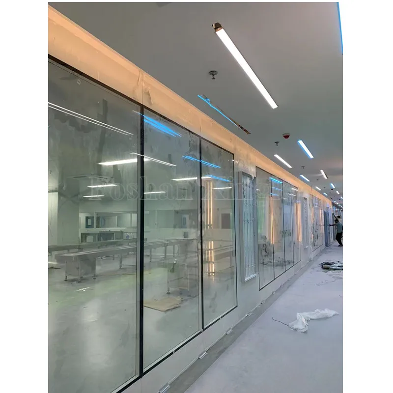 Prefabricated clean room container gmp modular dust free wrokshop air shower cleanroom clean room pass box