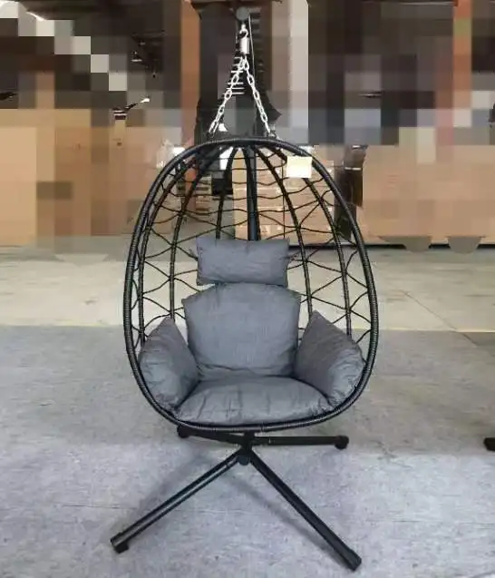 Superior Comfort Durability Hammock Chair Hanging carton package folding rope weaving swing chair for Indoor and Outdoor