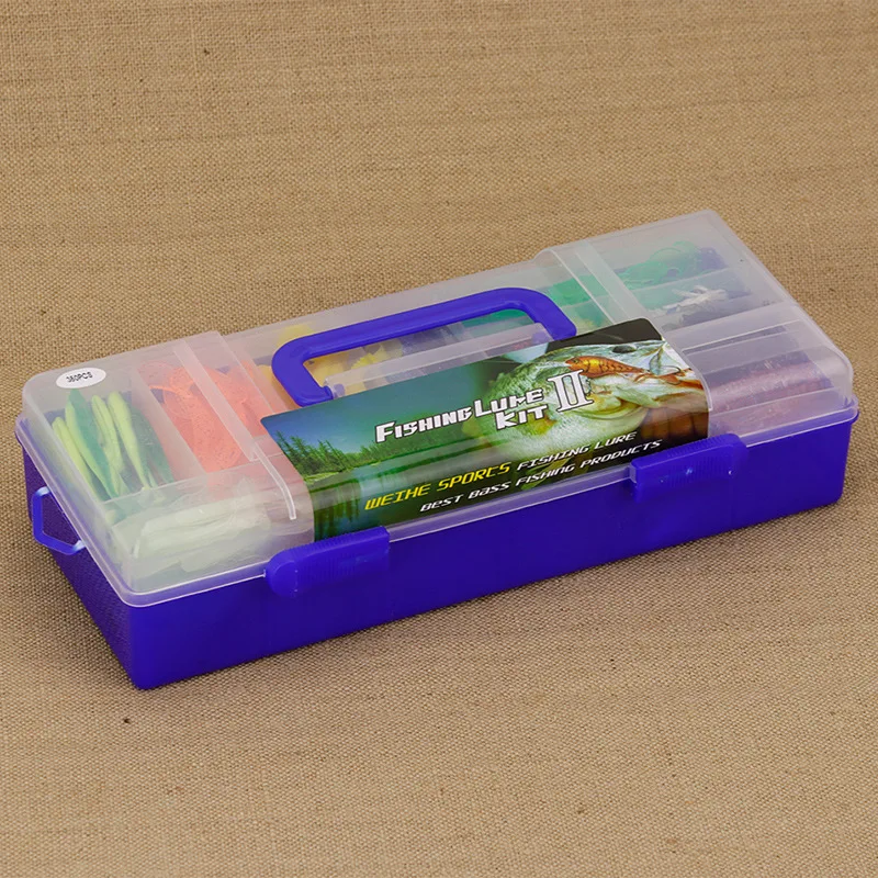 FEATHER 350Pcs Fishing Accessories Set Swivels Stoppers Hooks fishing bait In Storage Box Fishing Tackle Gear Equipment Pesca