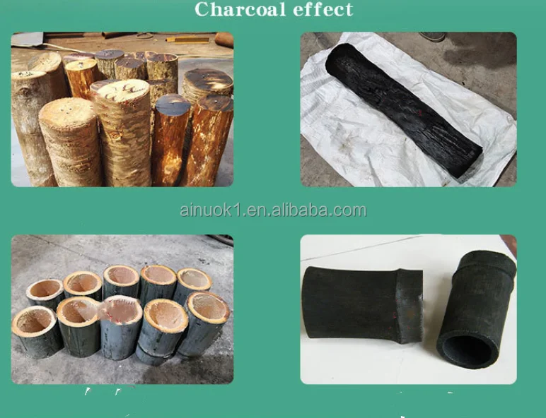 Hardwood Charcoal Machine / Carbonization Furnace for Coal Stove