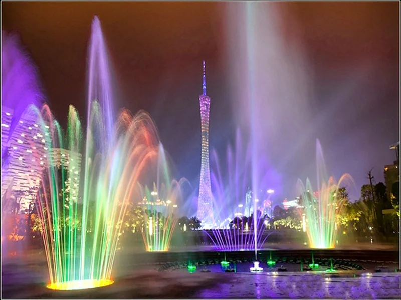 Индивидуальный уличный фонтан fuentes bailarinas, светодиодный квадратный детский декоративный музыкальный фонтан