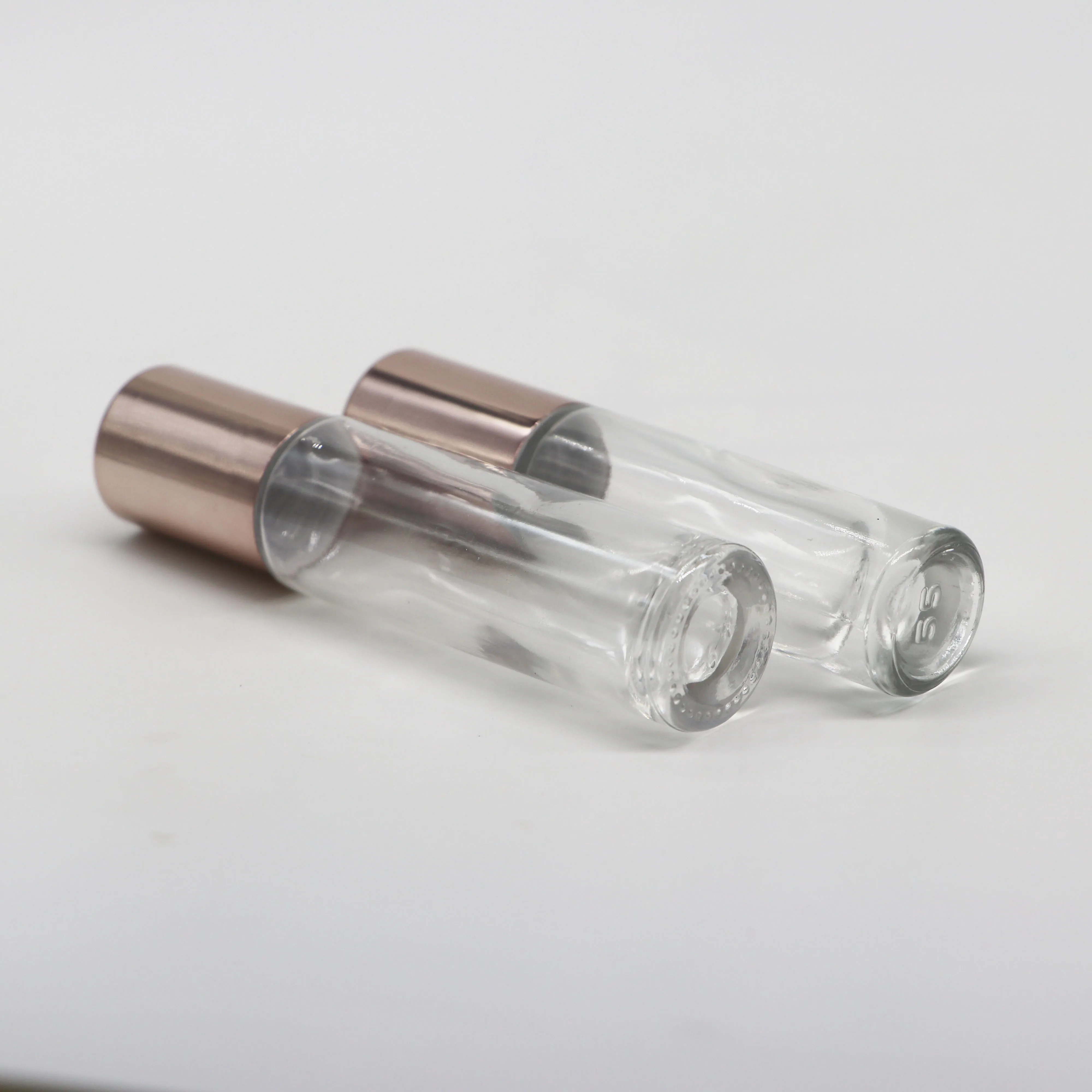 10ml 5ml Amber Glass Bottle Roll-on Bottles Small Lip Gloss Tube Roller Set Perfume Frosted Wholesale Roll Ball Bottle