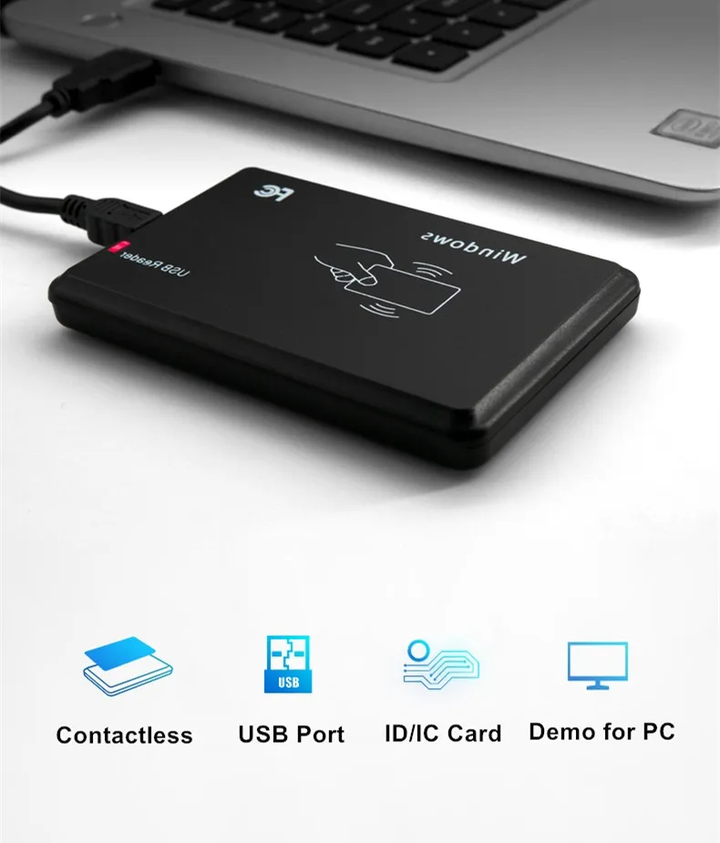 NFC RFID Contactless Smart card reader/writer 13.56 MHz USB Interface Rfid card reader