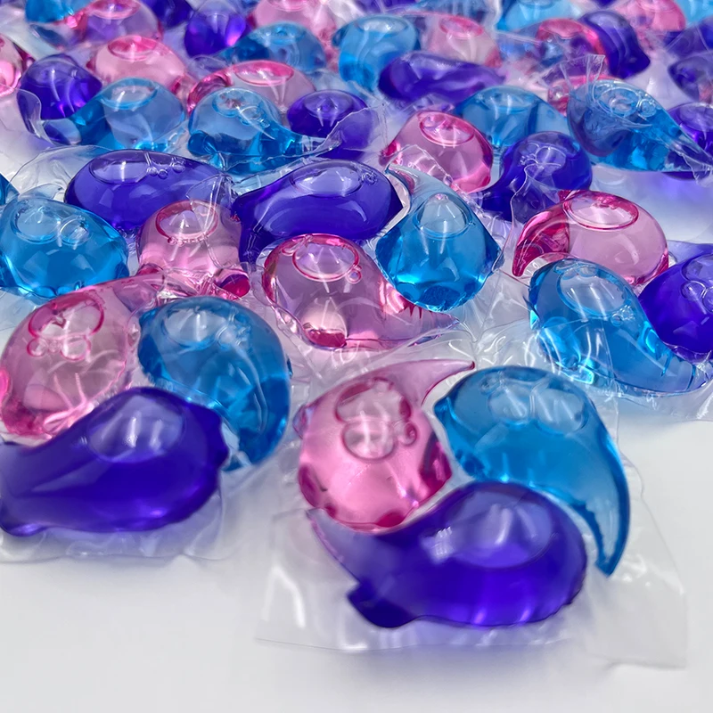 Eco-friendly OEM sakura innovative washing ball surfactant laundry detergent washing pod laundri capsul detergent pods
