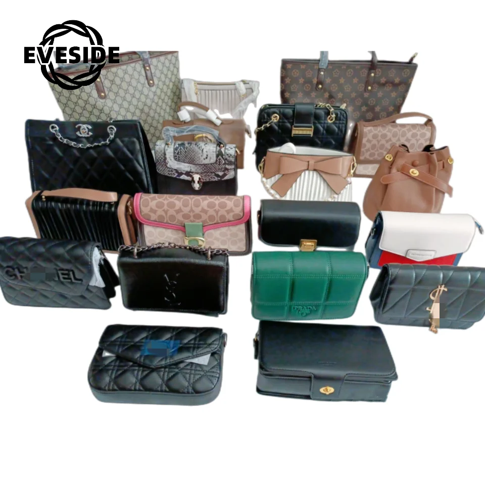 Mixed designer korea used branded bags bales school bags man branded mix ladies bundle
