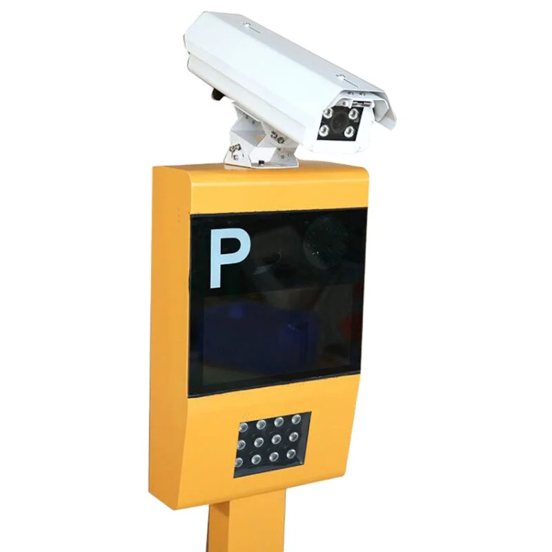 Lincense Plate Recognition Illuminated Manual Release Straight Car Park Barrier Gate