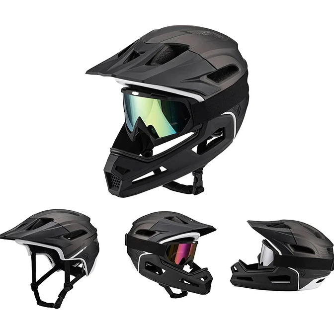 HONORTOUR New Arrival Factory Price Custom Adults Mtb Bike Helmet Cycle Full Face Bike Bicycle Helmet Downhill Helmet Bike