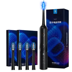 Ipx7 Waterproof  Adult Toothbrush Electric USB Rechargeable Smart LED Whitening Sonic Electric Toothbrush