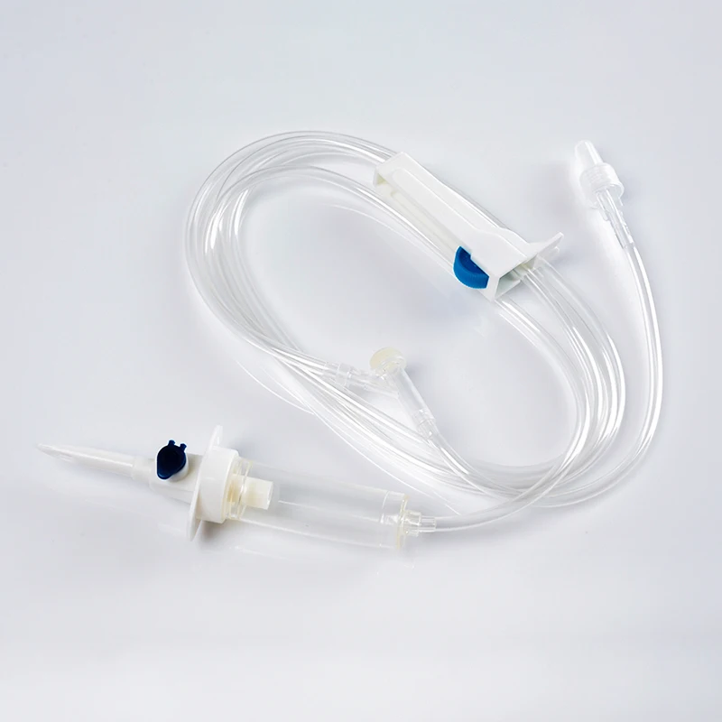 Medical Disposable IV Infusion Giving Fluid Drip Set Sterile IV Administration Luer Lock Infusion Set