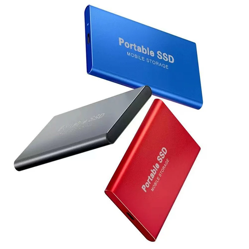 Внешний твердотельный накопитель SSD 2 ТБ 1 4 ударопрочный USB 3 Typc-C с расширенной емкостью высокоскоростной корпус для жесткого