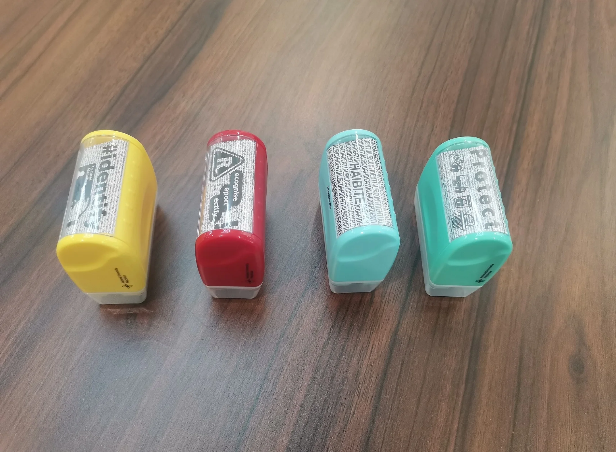 Customization roller stamp WES R-1840 unlimited re-inking flash stamp