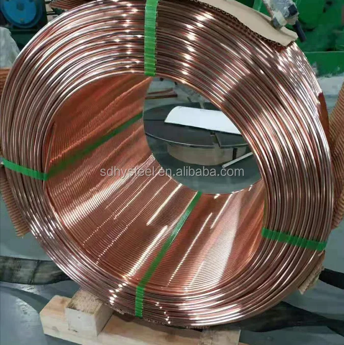 8mmx0.6mm pure copper pancake copper pipe used for air conditioner