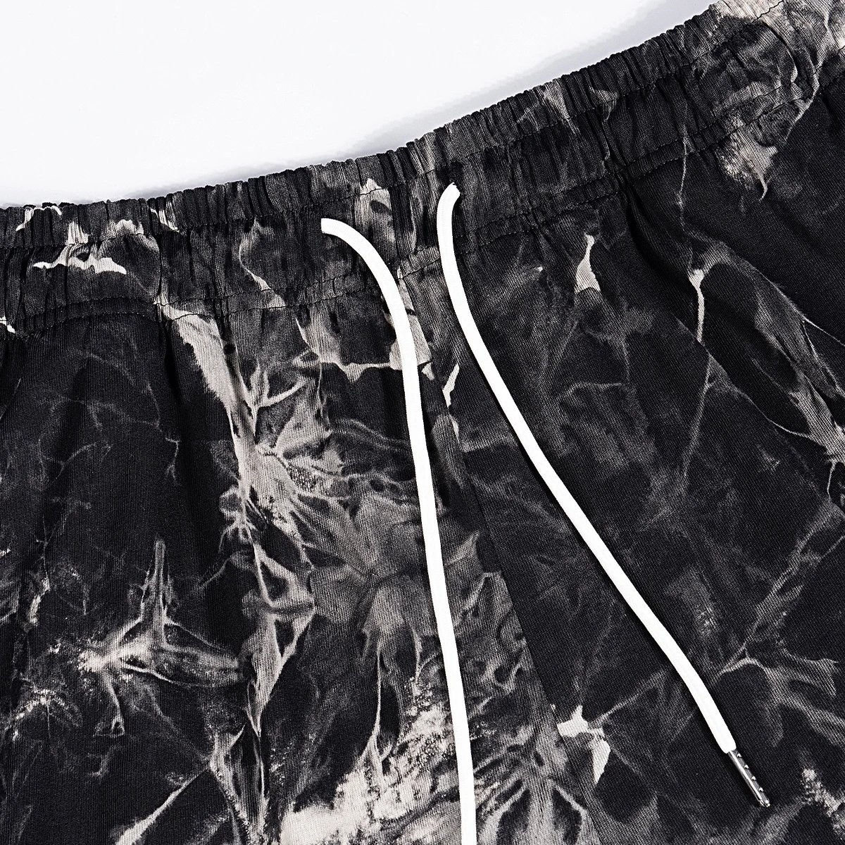 Wholesale baggy shorts pants 100% cotton tie dye knee length shorts for men