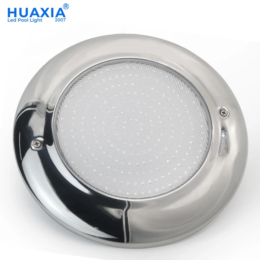 LED Pool Light IP68 Waterproof 316 Stainless Steel White Emitting Underwater Lamp Body 12V Input Voltage Swimming Pool Pond