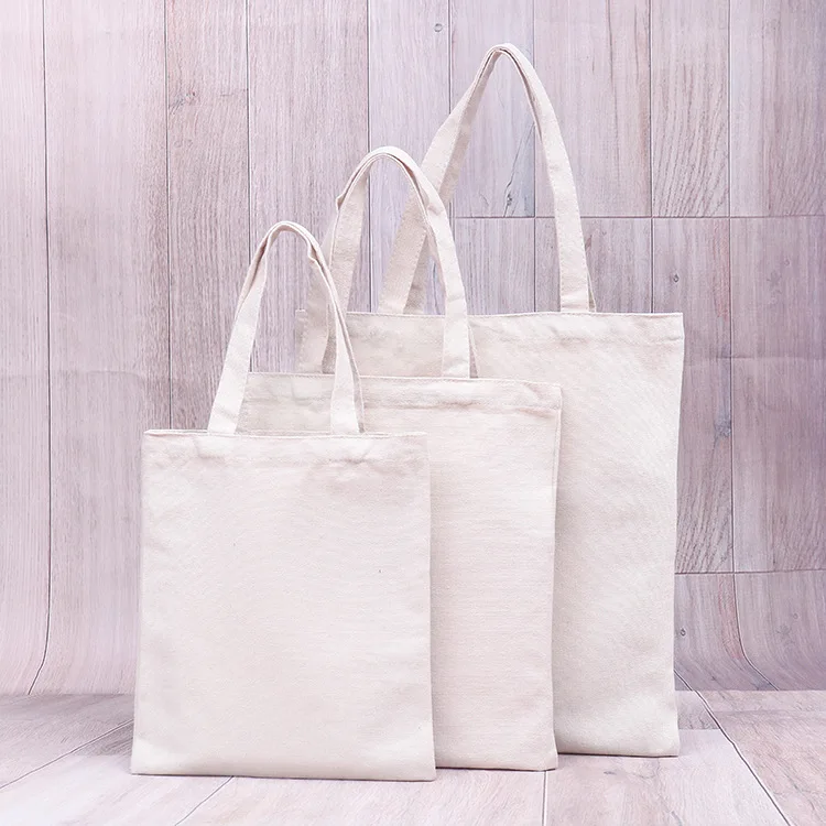 16OZ Cotton Canvas Tote Bag Cheap Eco-friendly Personalised Cotton Cloth Carry Bag