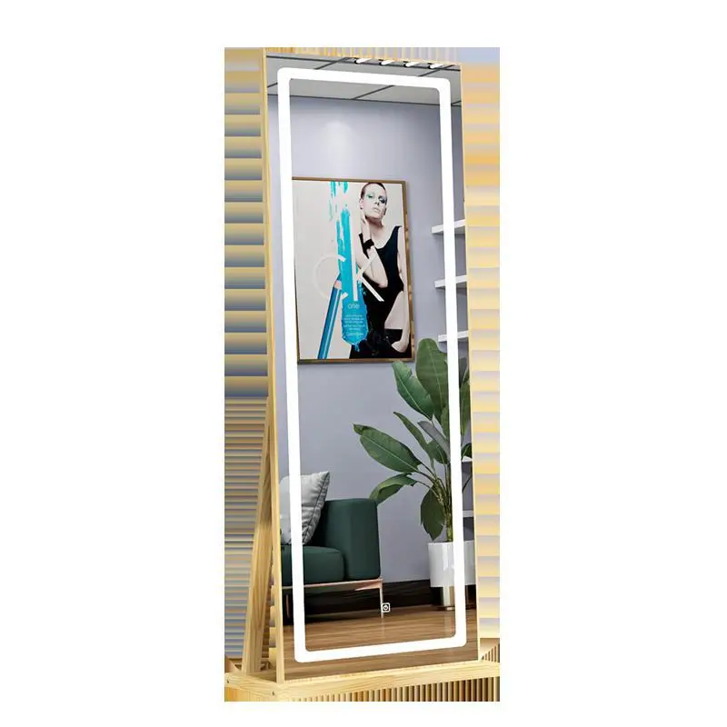 Wholesale High Quality Salon Mirror Popular Modern Smart Mirror Touch Screen For Barber Shop Hair Stationhair salon mirrors