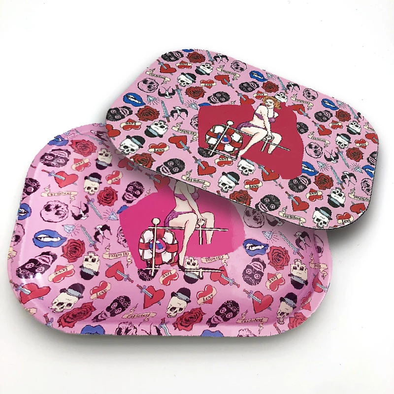 2022 Factory directly good quality ready to ship Serving Tray smoking rolling tray with lidfor custom