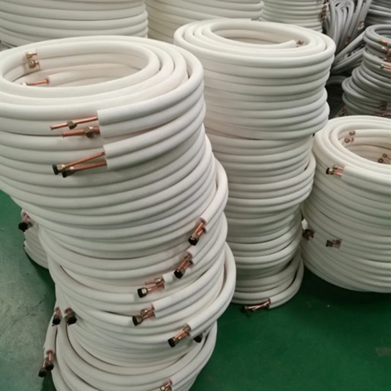 Lower Price White PE Insulation Copper Tube for Air Conditioner