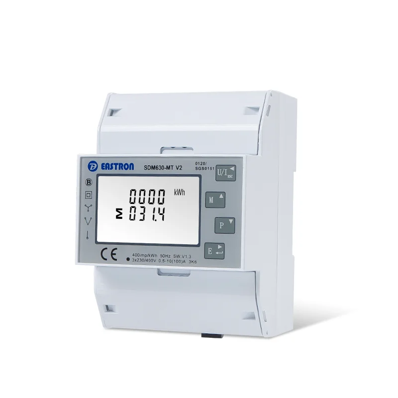 SDM630-MT V2  MID Approved 3 Phase RS485 Modbus RTU Multi-tariff Power Analyzer