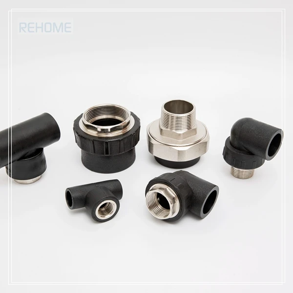 REHOME Factory Thread Fitting Male Adaptor PE Water Pipe Butt Fusion Socket Fitting HDPE Pipe Fitting