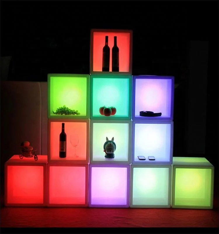 High Quality LED Bar Ware Round Tray Ice Bucket Wine Beverage Cold Beer champagne for Parties/home/bars Outdoor