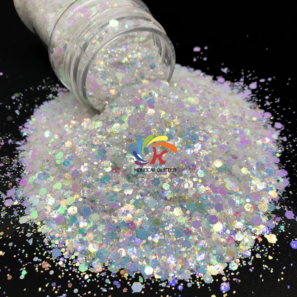 bulk decoration polyester chunky mix glitter art cosmetic body glitter