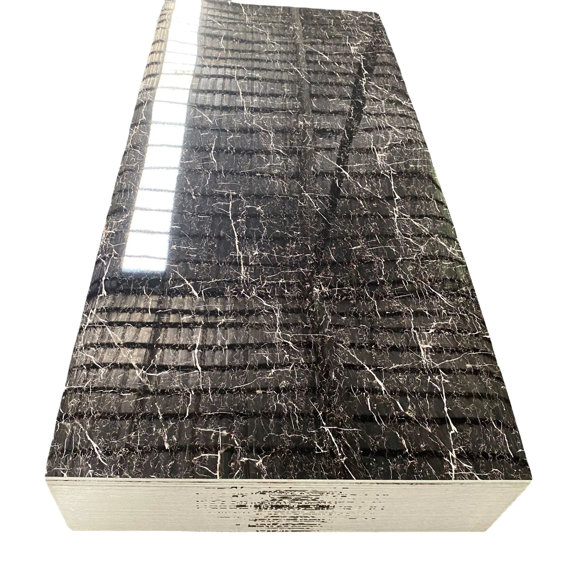 Hot Selling PVC Marble Panel Board Kitchen Floor Tiles UV Mable Sheet pvc panel marble in algeria price