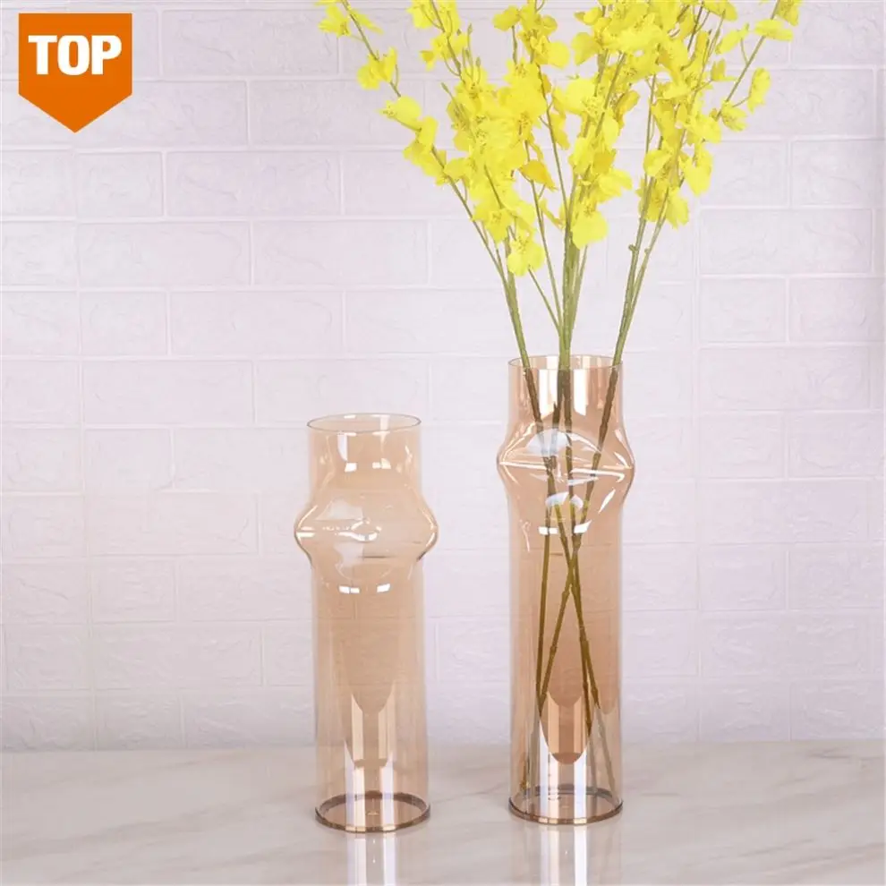 2021 New LUXURY HOME DECORATIONS MODERN DESK TOP GLASS VASE
