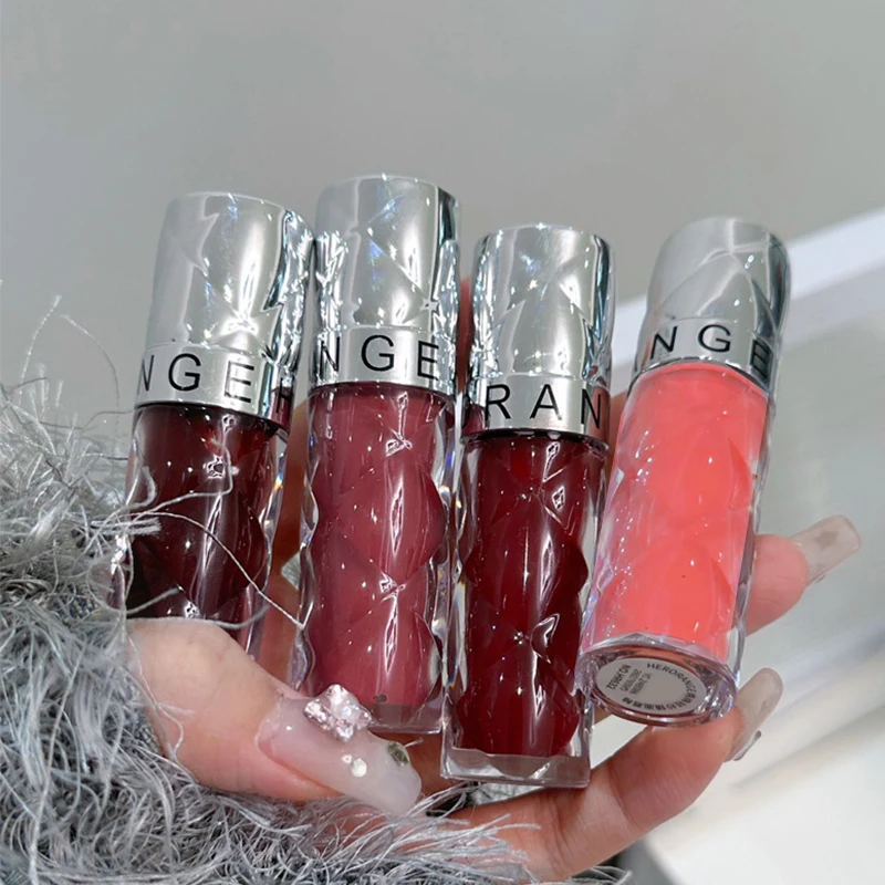HERORANGE ODM Clear Moisturizing and Hydrating Holding Makeup Non Stick Cup Mirror Lip Gloss
