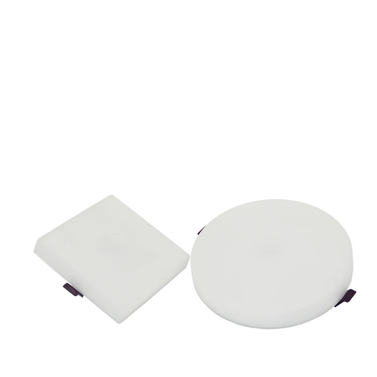 Led Slim Panel Light square Round 15w 17w 25w 33w Frameless DOB Recessed Ceiling Led Panel Light