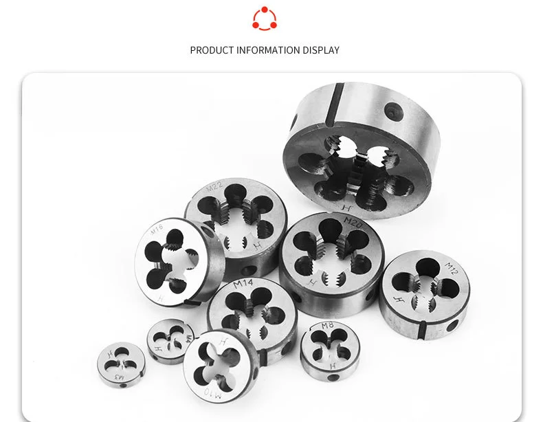 M3 M6 M8 M10 ISO стандарт круглые штампы для накатывания ниток M1-M52 резьбонарезные