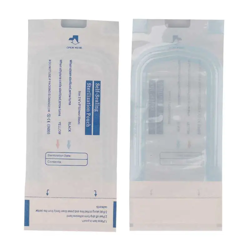 Self Sealing Sterilization Pouch Sterile Pouch sterilizer for Medical Packaging