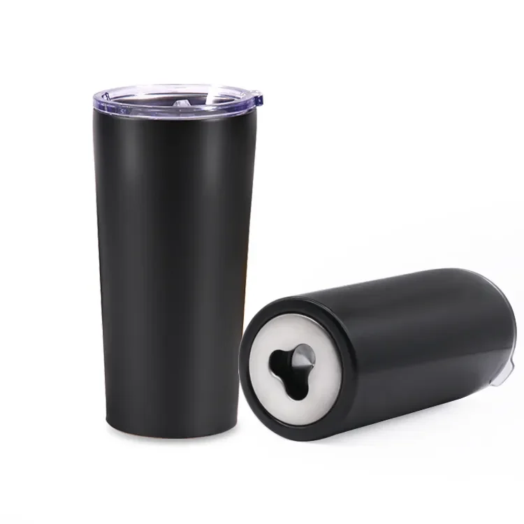 20oz hot selling Insulated vacuum double wall beer tumblers mugs with corkscrew stainless steel  beer cups with Beer Opener