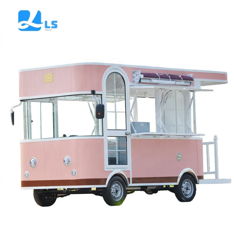 Customized Electric Food Truck Street Kitchen Dining Car Ce Dot Approved Mobile Food Cart With Cooking Equipment