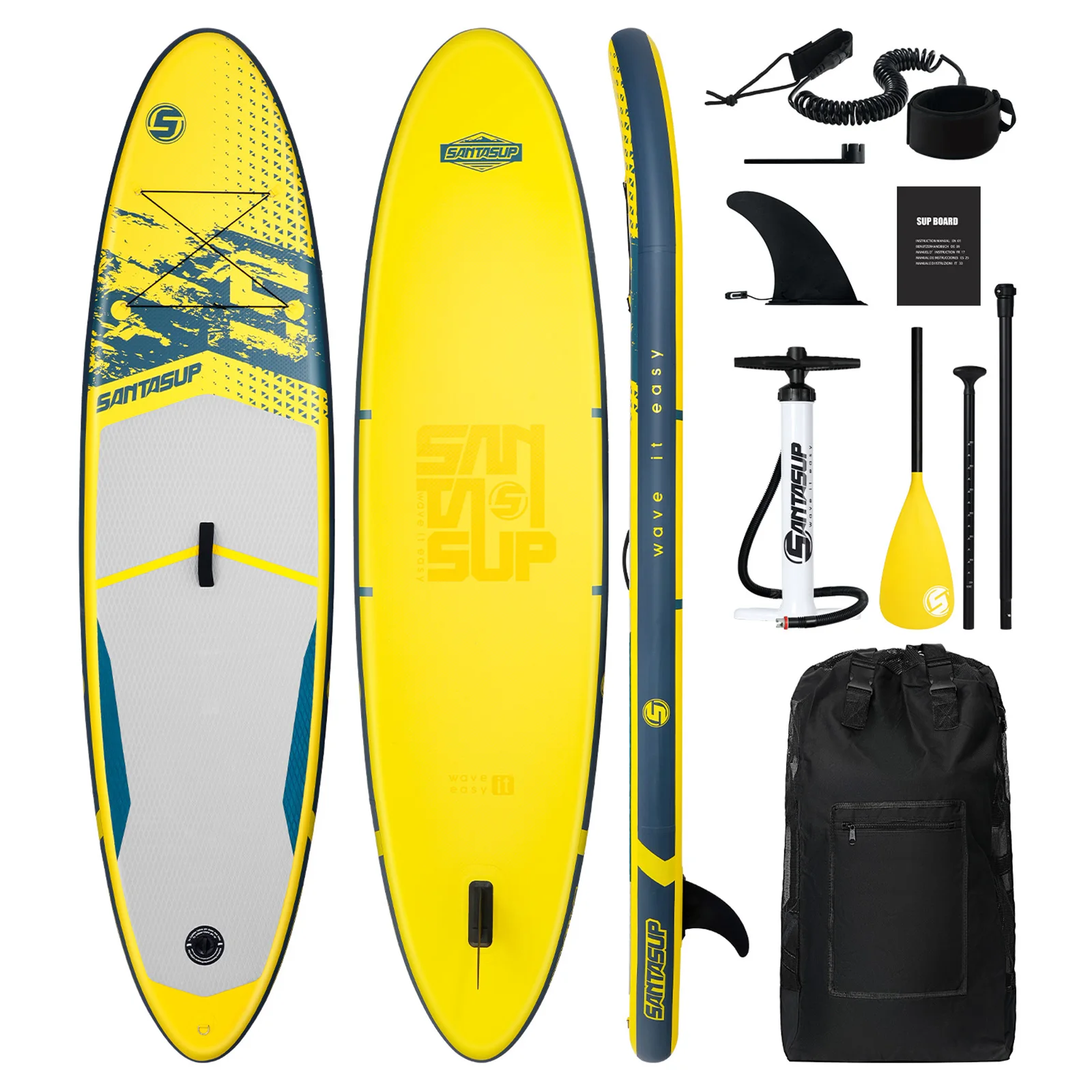 Hot selling Inflatable SUP Board Surfboards With Factory Price, 3 color to choose