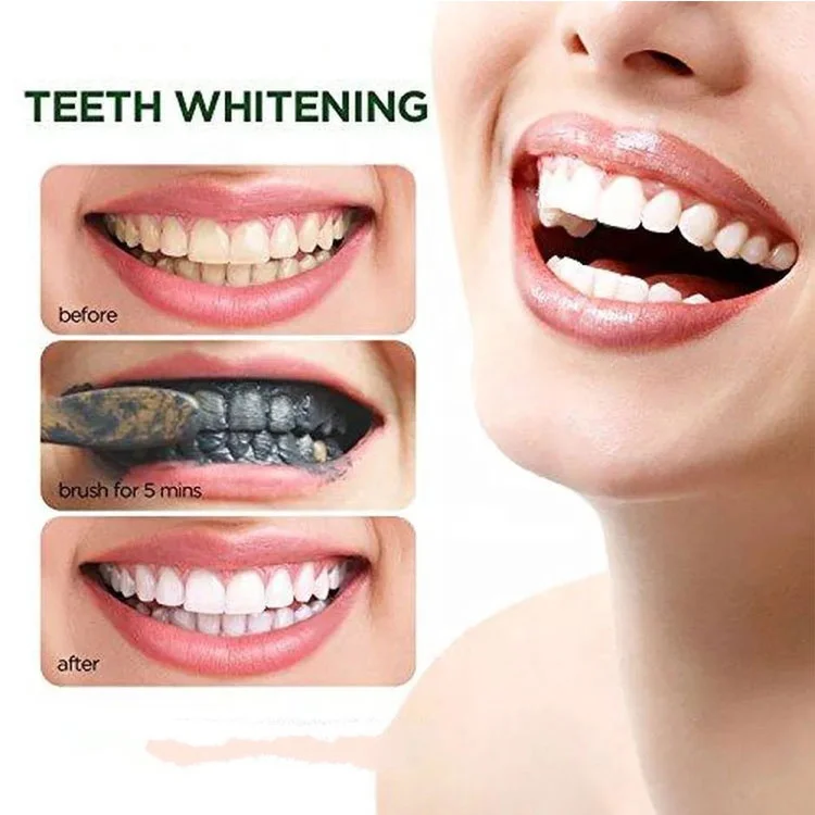 OEM/ODM Natural Black Toothpaste Teeth Whitening Activated Bamboo Charcoal Toothpaste