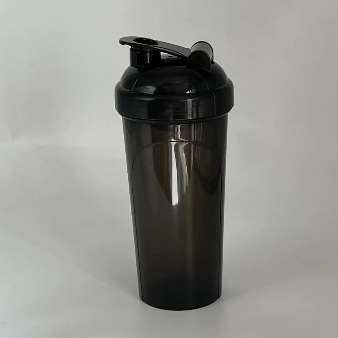 Gym Running Sports Protein Shaker Bottles Plastic Water Bottle With Mixer Ball