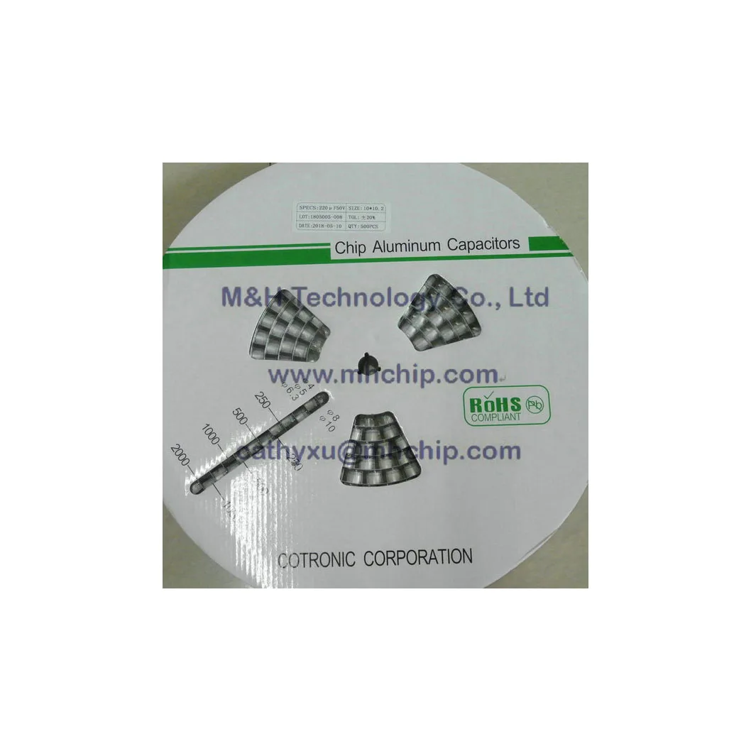 220uF 50V Dia10x10mm SMD Capacitor electrolytic