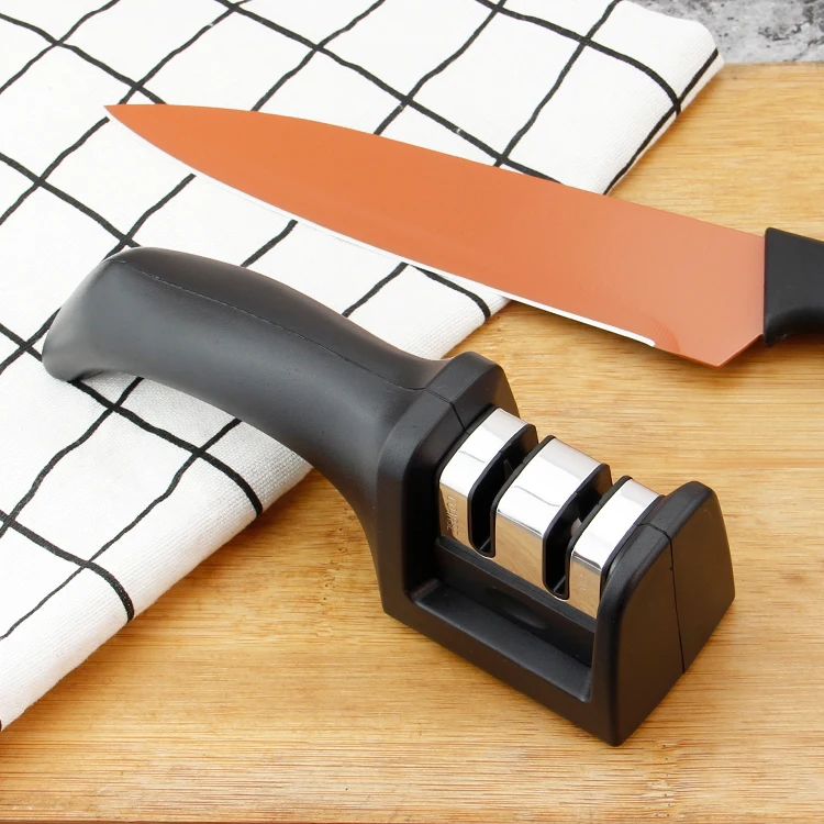 Wholesales Knife Sharpener 2 Slots Scissor Sharpening Knife Sharpener Professional