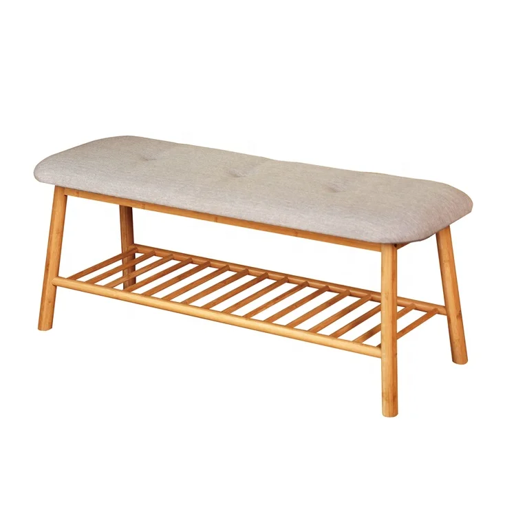 Бамбуковая стойка для обуви для гостиной, мебель, диван, сиденье, оптовая продажа