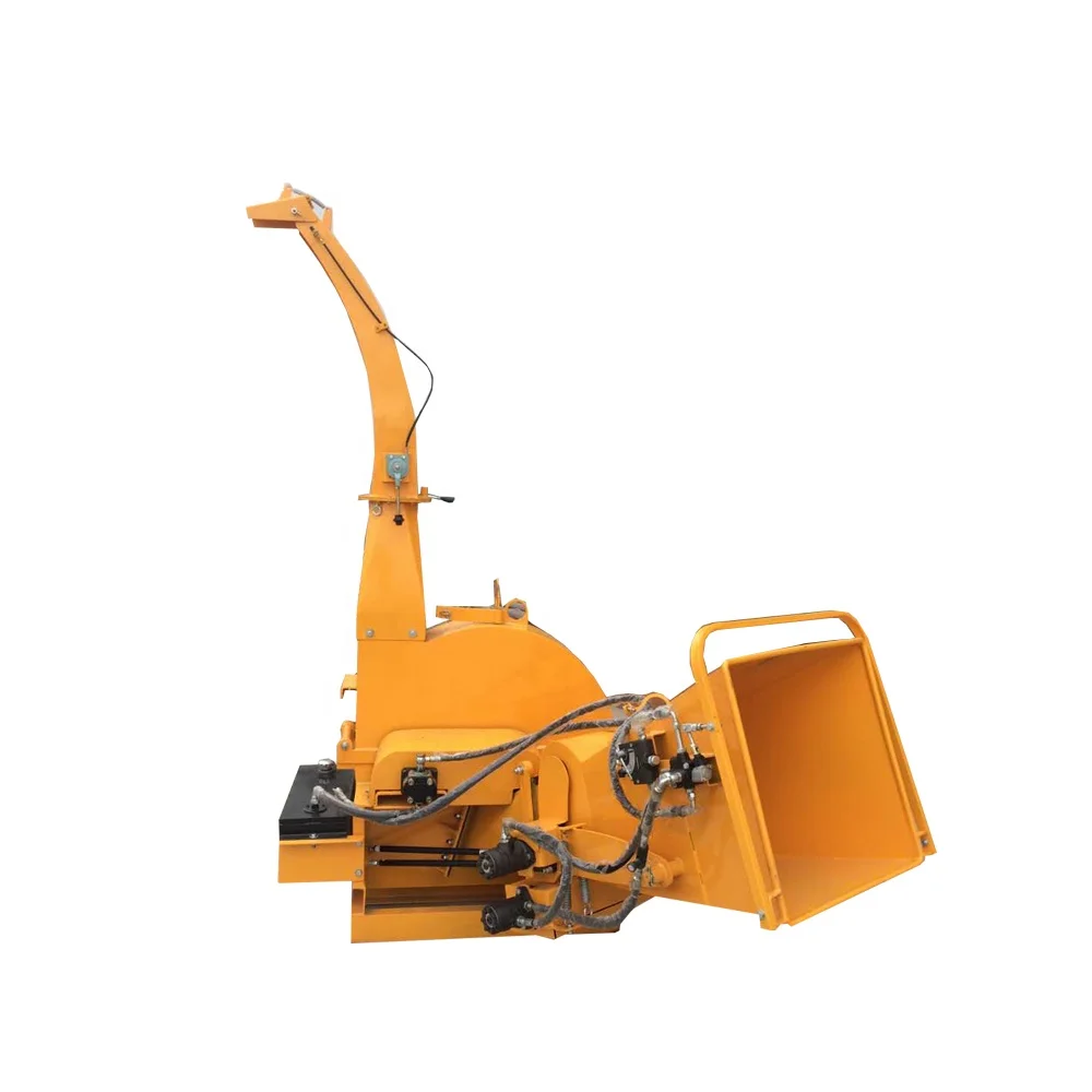 Tree Branch Movable Mobile Shredder Wood Chipper with Low price and high quality