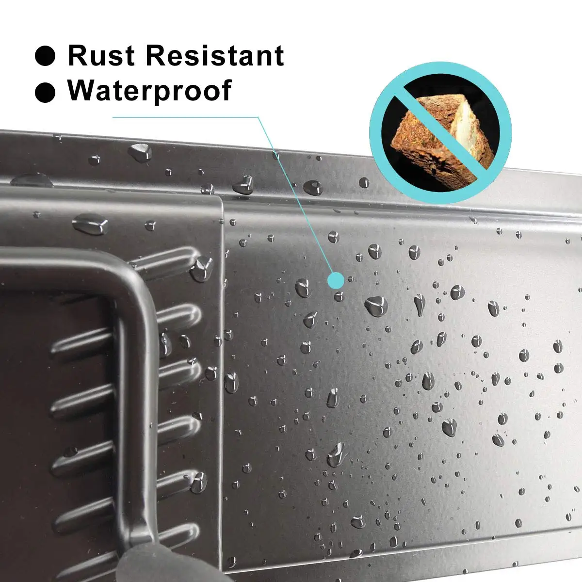 JH-Mech Garage Storage System Steel Rail Tool Organizer Track System for Utility Room Basement Shed and Garden Tool