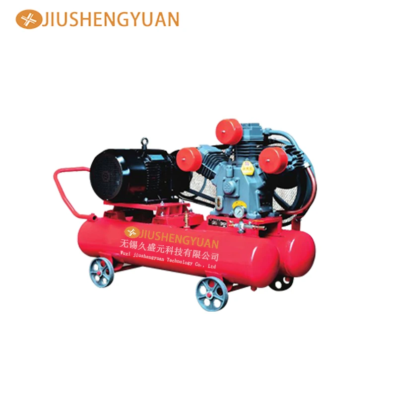Jiushengyuan air-compressor best sale brand 20hp 15kw heavy duty diesel engine piston air compressor for mining