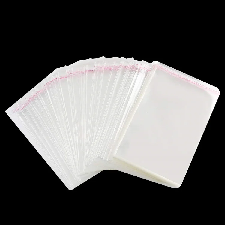 Недорогой прозрачный пакет 6x10 для ПК BOPP CD DVD самоклеящаяся упаковочная упаковка пластиковый Opp с логотипом подарка и одежды ручной
