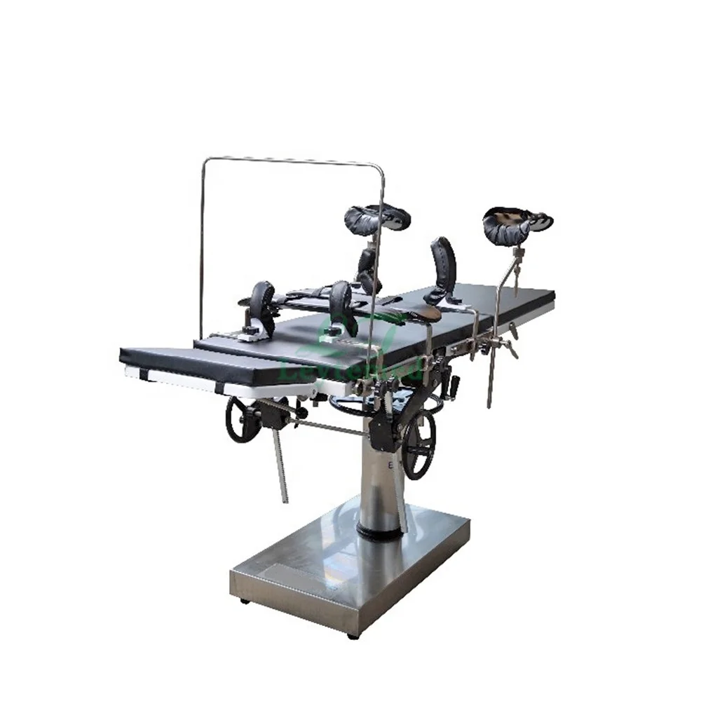 LTST12 Manual Surgical Table Neurosurgery Gynecology Urology Stainless Steel Treatment Operation Table