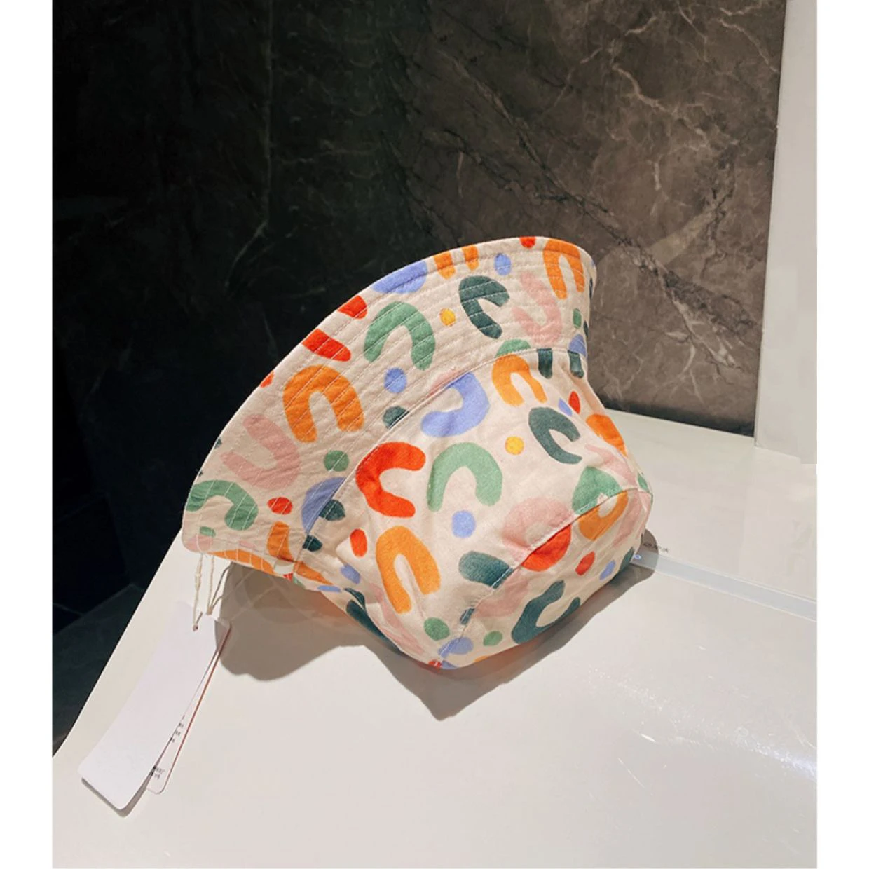 Trendy Designer Sublimation Printed Bucket Hat Double-Sided Reversible Fisherman Cap