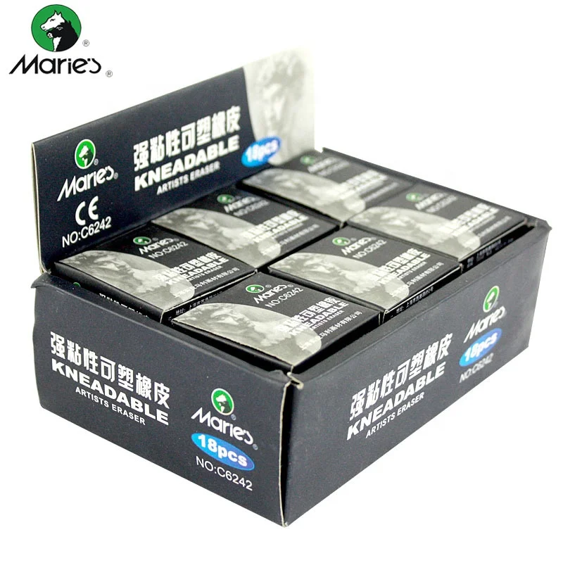 Maries Kneadable Artist Soft Eraser Sketch Professional Senior Drawing Plasticine Art pencil for Kids Cleaning C6242