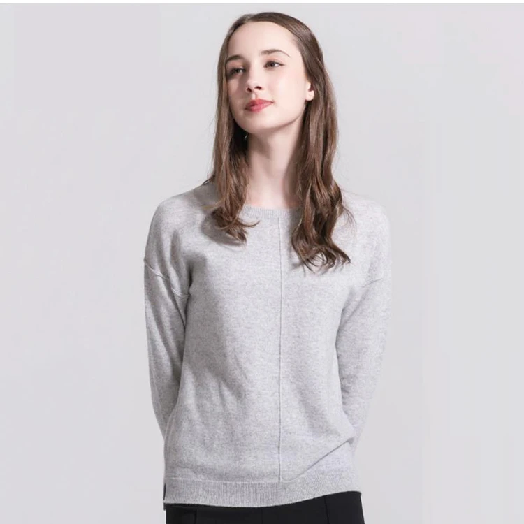  Свитер новейшего дизайна 100% кашемировый свитер женский простой джемпер